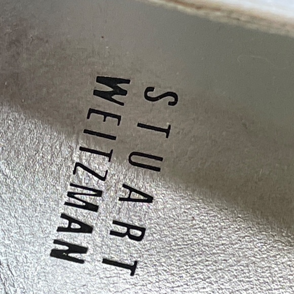 Stuart Weitzman Lace and Satin Peep-toe Pump - Picture 5 of 10